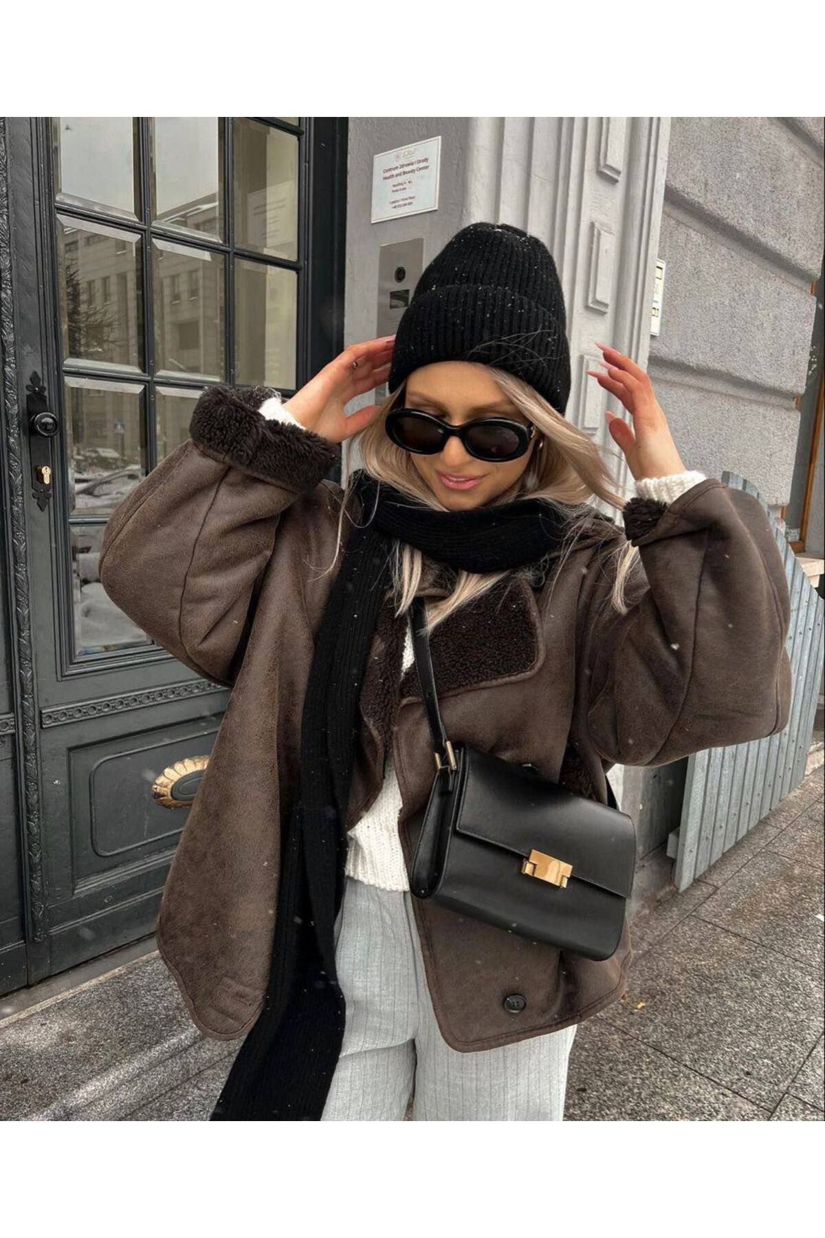 Kadın Siyah Oversize Ceket Kadın Siyah Oversize Ceket