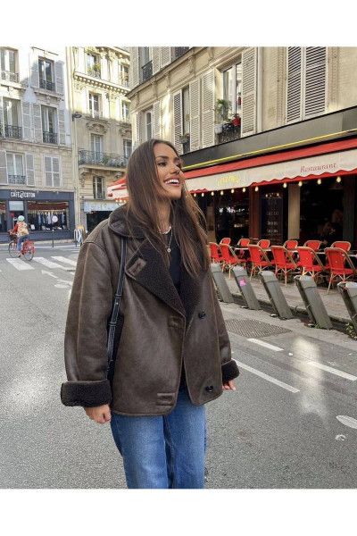 Kadın Siyah Oversize Ceket