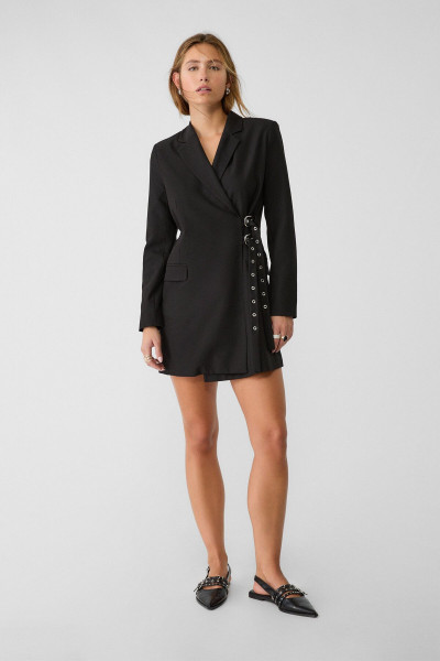 Tokalı blazer elbise Tokalı blazer elbise