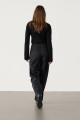 Paça Detaylı %100 Yün Straight Fit Pantolon Paça Detaylı %100 Yün Straight Fit Pantolon