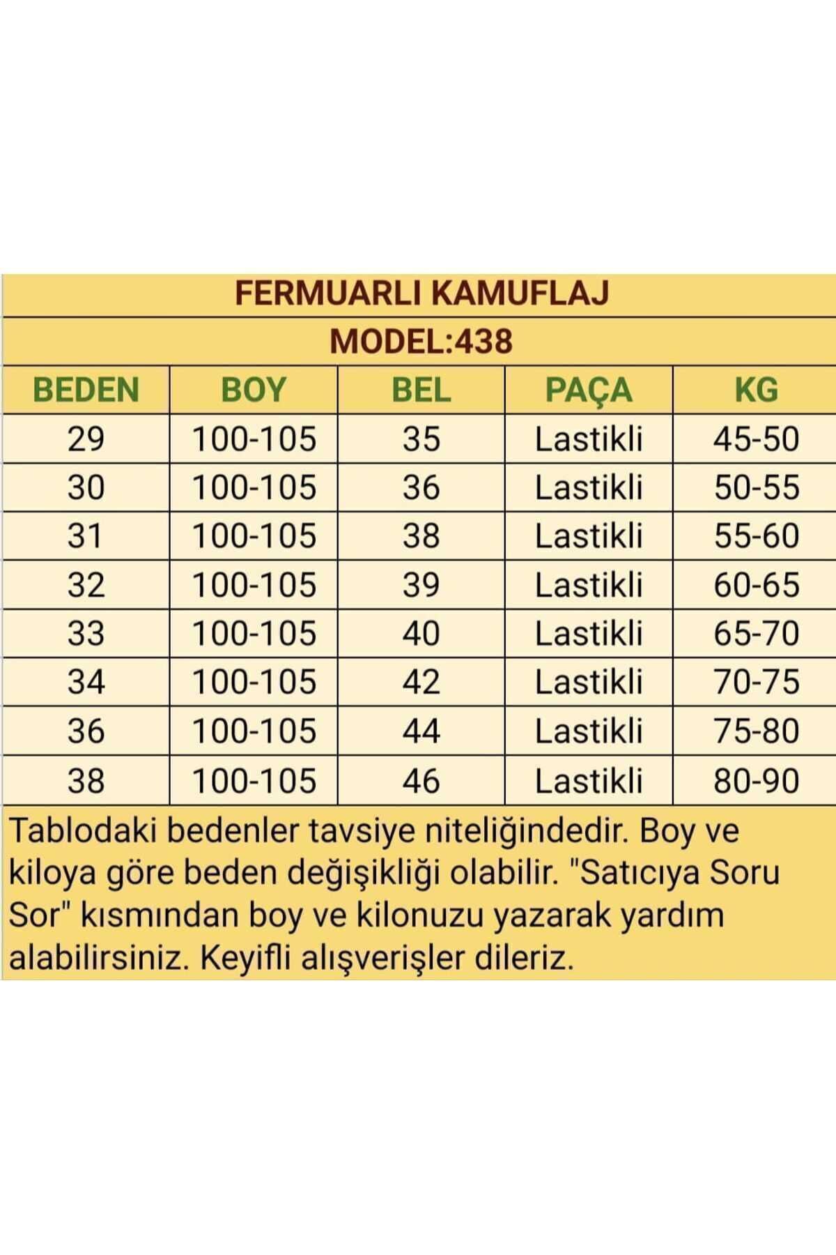 Kargo Cepli Askeri Komando Kamuflaj Desenli SlimFit Pantolon Kargo Cepli Askeri Komando Kamuflaj Desenli SlimFit Pantolon