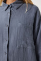Oversize Basic Müslin Gömlek ANTRASİT LMX0002 Oversize Basic Müslin Gömlek ANTRASİT LMX0002