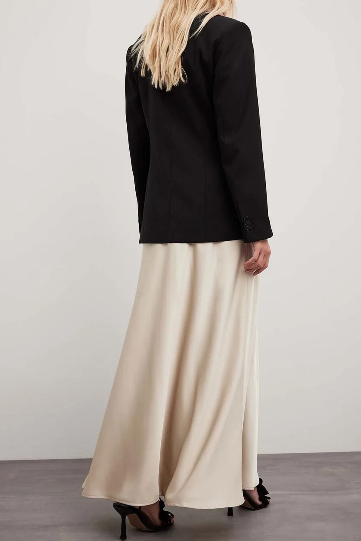 Maxi Boy Saten Etek