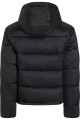 SHINY MONOLOGO ND SHORT PUFFER