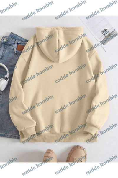 Unisex Yes Iam Cold Baskılı Oversize Üc İp Unisex Yes Iam Cold Baskılı Oversize Üc İp