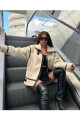 SUNİ KÜRKLÜ ÜNLÜ MARKANIN MODELİNDE BIKER PELUŞ MONT SUNİ KÜRKLÜ ÜNLÜ MARKANIN MODELİNDE BIKER PELUŞ MONT