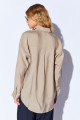 Toprak Modal Soft Dokulu Yumuşak Gizli Pat Detaylı Oversize Kadın Gömlek | Mks168262-01 Toprak Modal Soft Dokulu Yumuşak Gizli Pat Detaylı Oversize Kadın Gömlek | Mks168262-01