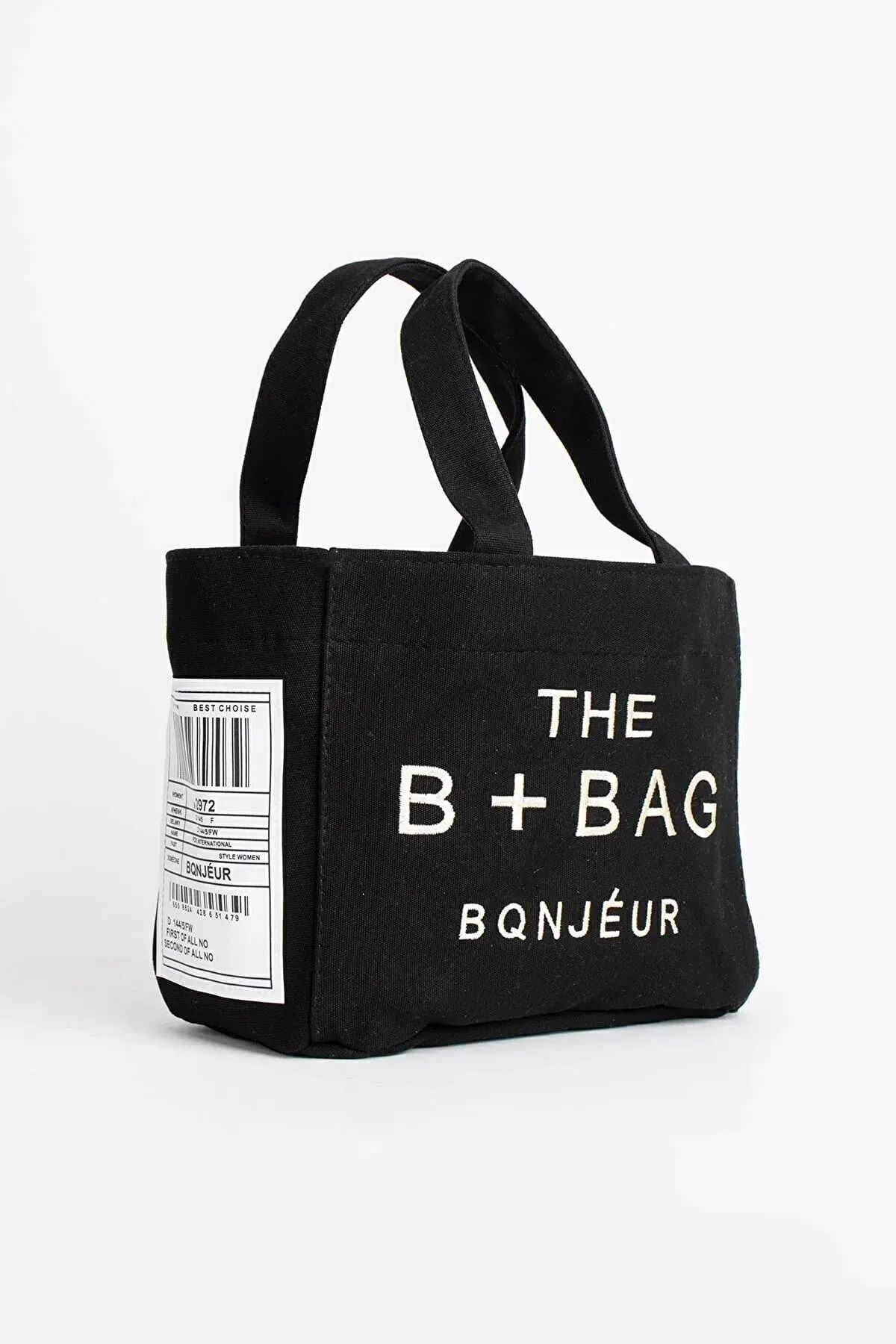 The B Bag Uzun Pembe Askılı Kanvas Kumaş Omuz Çantası Tote Bag The B Bag Uzun Pembe Askılı Kanvas Kumaş Omuz Çantası Tote Bag