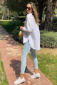 Leon Mavi Kar Yıkama Yüksel Bel Dar Paça Skinny Likralı Kot Pantalon Leon Mavi Kar Yıkama Yüksel Bel Dar Paça Skinny Likralı Kot Pantalon