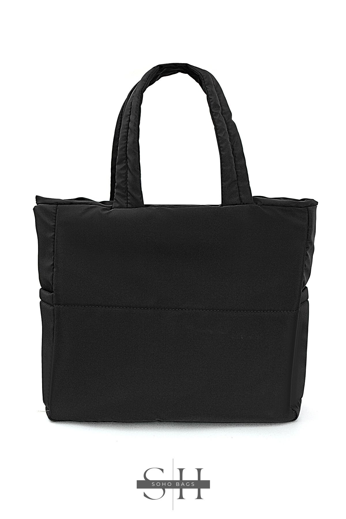 Orijinal Geniş Hacimli Su Geçirmez Puf Şişme Shopper Günlük Okul Spor İş İçin Omuz Ve Kol Çantası Orijinal Geniş Hacimli Su Geçirmez Puf Şişme Shopper Günlük Okul Spor İş İçin Omuz Ve Kol Çantası