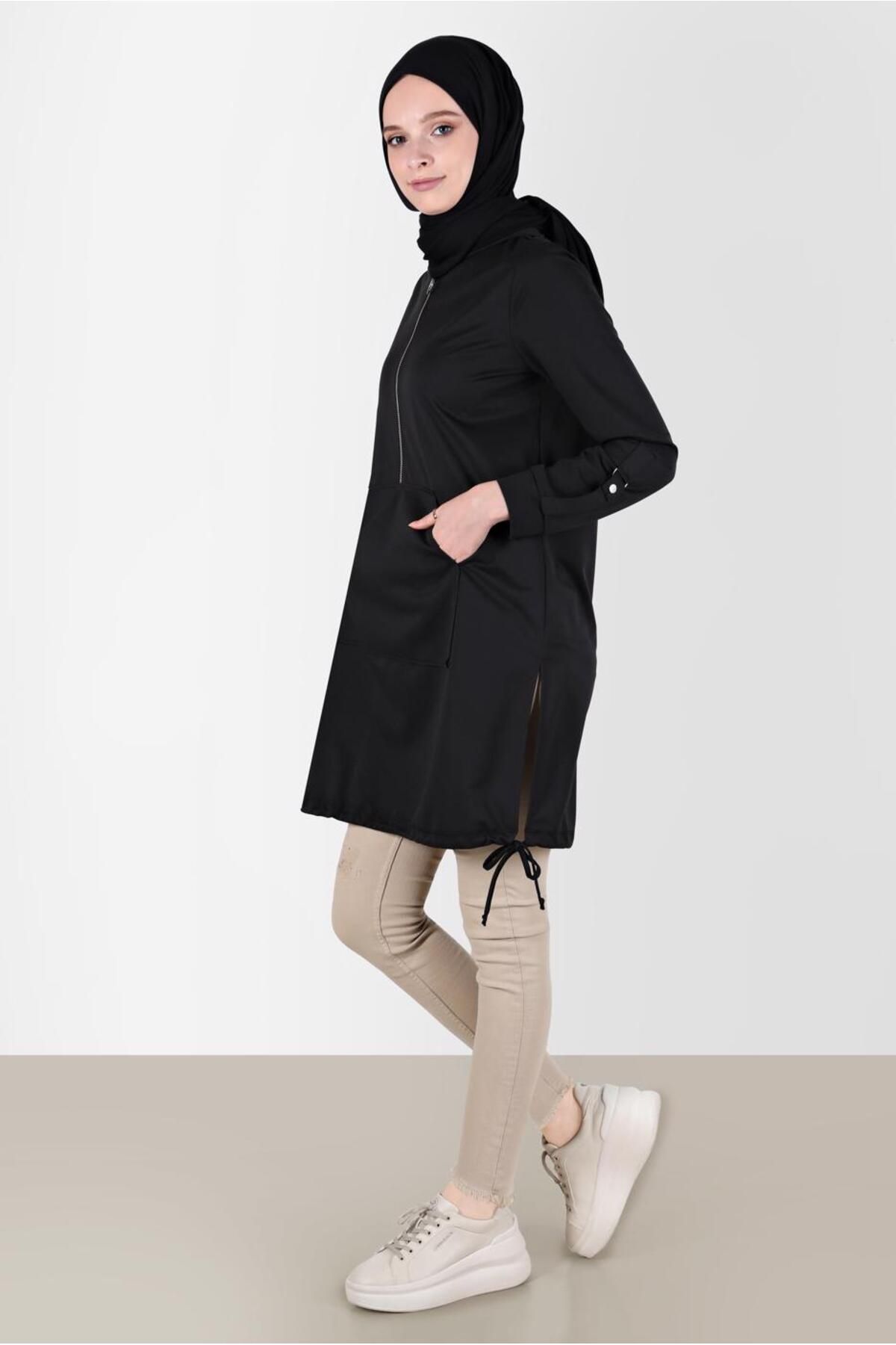Kapüşonlu Eşofman Tunik 42855 Kapüşonlu Eşofman Tunik 42855