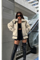 SUNİ KÜRKLÜ ÜNLÜ MARKANIN MODELİNDE BIKER PELUŞ MONT SUNİ KÜRKLÜ ÜNLÜ MARKANIN MODELİNDE BIKER PELUŞ MONT