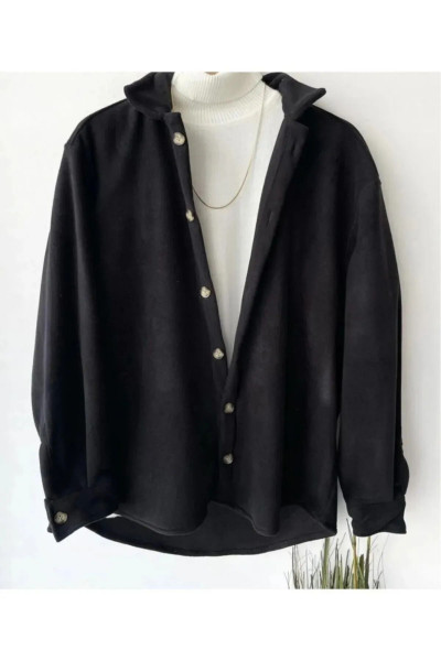 Oversize renkli Polar Gömlek ceket Oversize renkli Polar Gömlek ceket