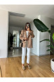 Premium Süet Blazer -Deve Tüyü Premium Süet Blazer -Deve Tüyü