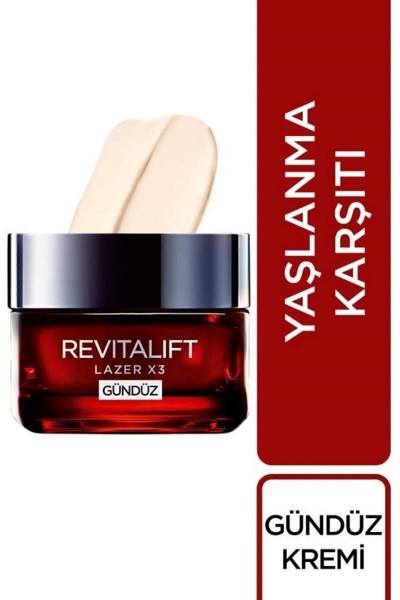 Revitalift Lazer X3 Yoğun Yaşlanma Karşıtı Gündüz Bakım Kremi 2'li Set Revitalift Lazer X3 Yoğun Yaşlanma Karşıtı Gündüz Bakım Kremi 2'li Set