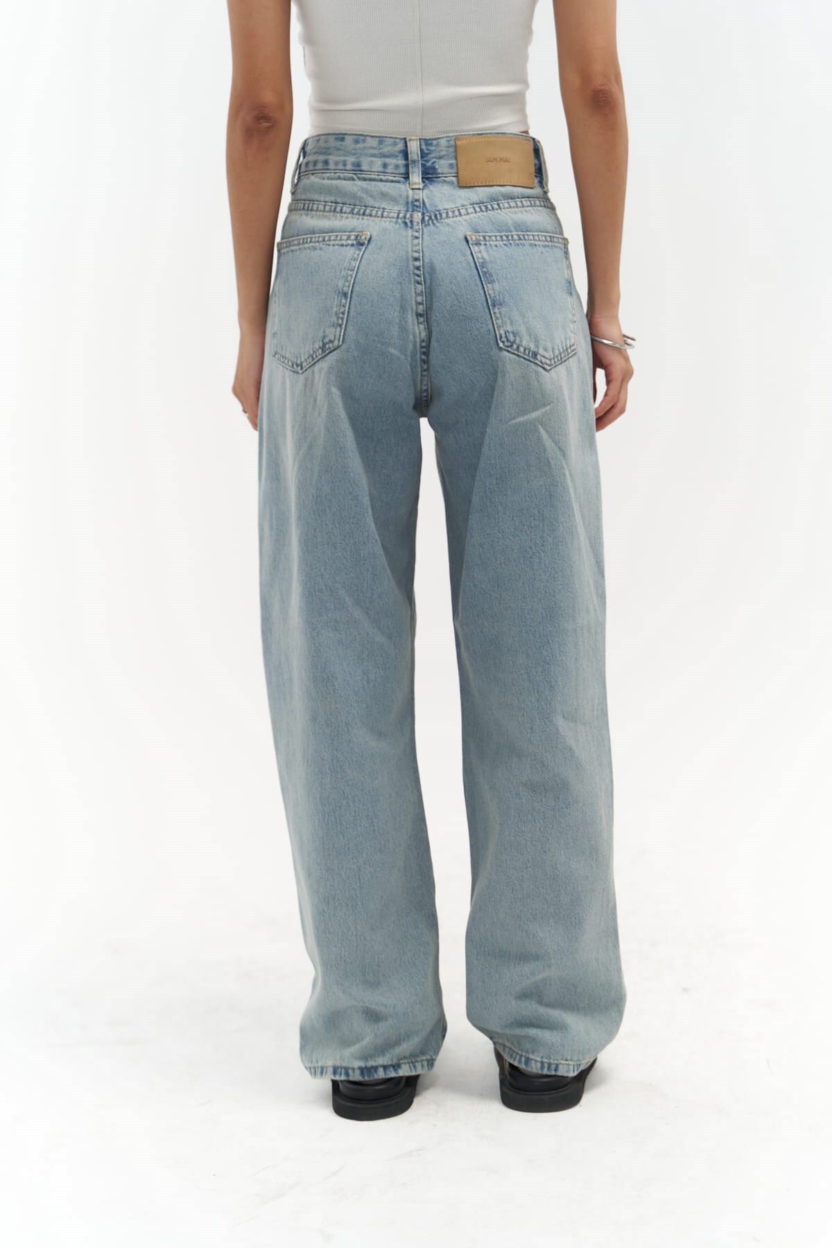 Mai Collection Mirca Pileli Mavi Jean Pantolon Mai Collection Mirca Pileli Mavi Jean Pantolon