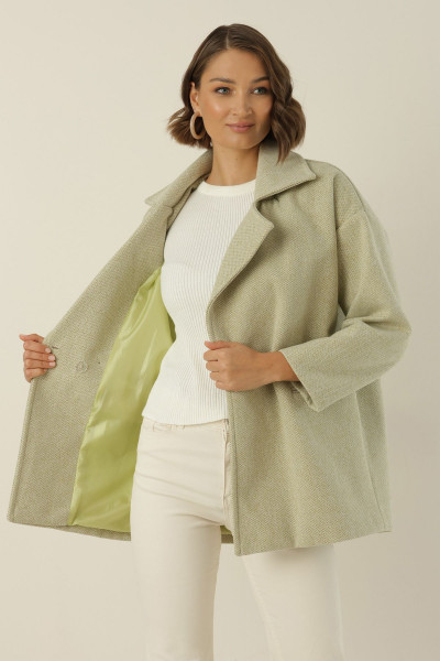 Kadın Oversize Kaban P24w191-82702 Kadın Oversize Kaban P24w191-82702