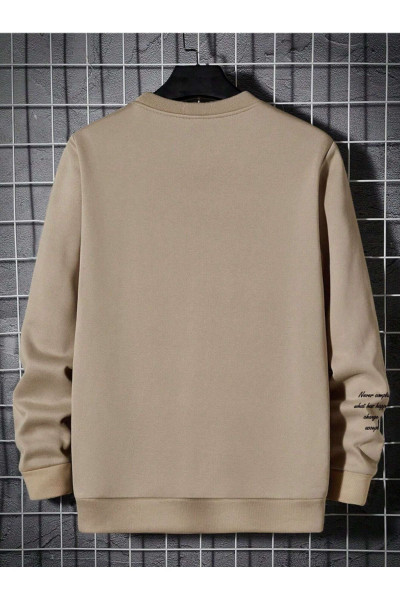 Unisex Kadın/Erkek NEVER Renkli Oversize Bisiklet Yaka Pamuklu Sweatshirt Unisex Kadın/Erkek NEVER Renkli Oversize Bisiklet Yaka Pamuklu Sweatshirt