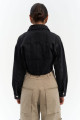 Mai Collection Darcey Siyah Kısa Jean Ceket Mai Collection Darcey Siyah Kısa Jean Ceket