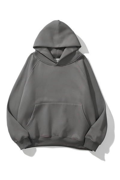 Unisex Antrasit Basic Sweatshirt Hoodie Unisex Antrasit Basic Sweatshirt Hoodie