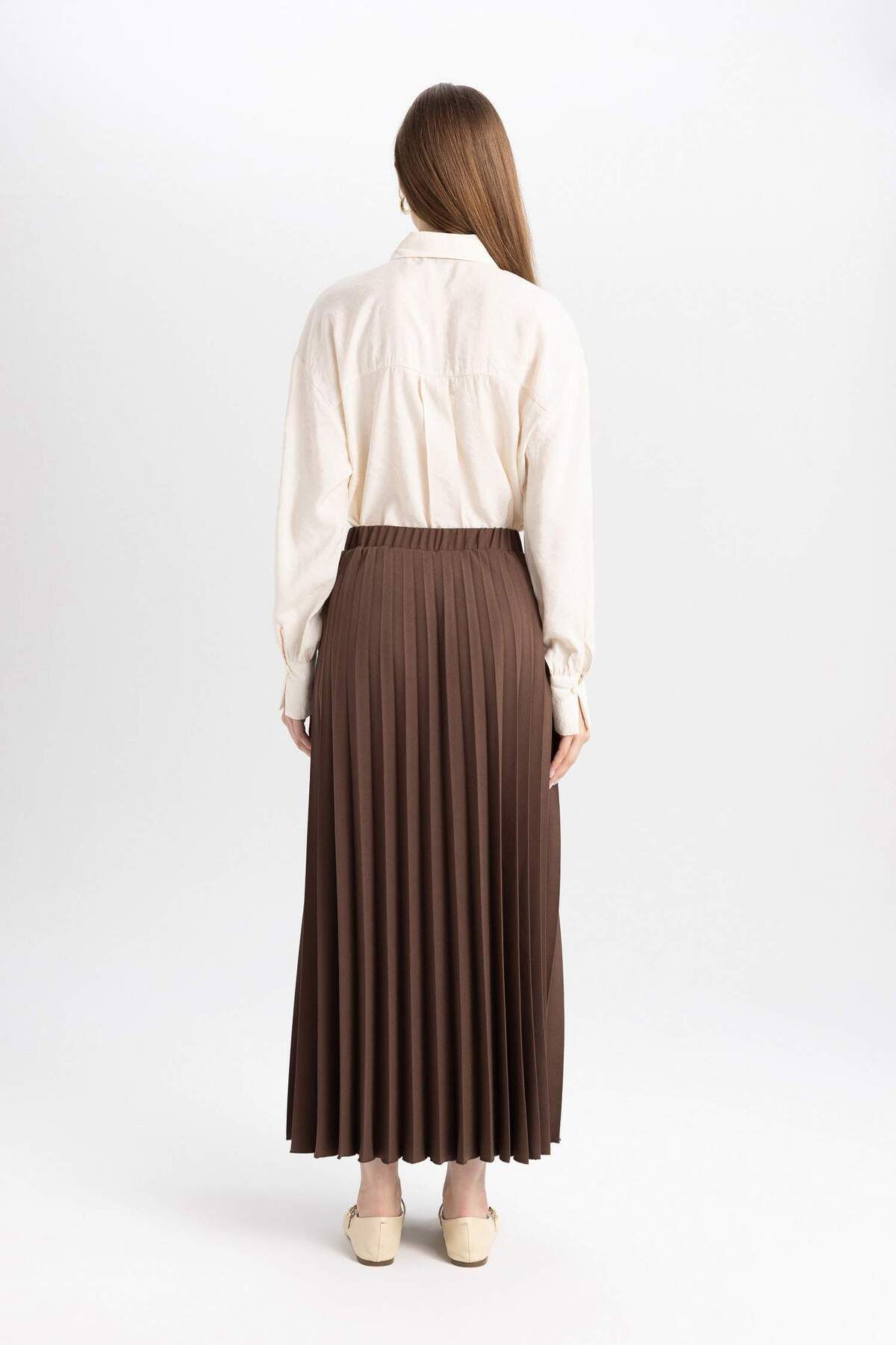 Pilise Esnek Belli Basic Düz Maxi Basic Etek 3173381 Pilise Esnek Belli Basic Düz Maxi Basic Etek 3173381