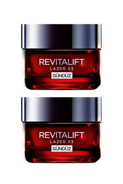 Revitalift Lazer X3 Yoğun Yaşlanma Karşıtı Gündüz Bakım Kremi 2'li Set Revitalift Lazer X3 Yoğun Yaşlanma Karşıtı Gündüz Bakım Kremi 2'li Set
