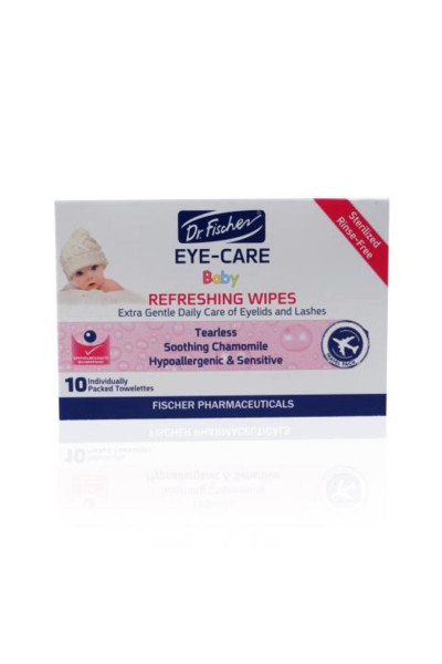 Dr.Fischer EyeCare Bebek Steril Göz Temizleme Mendili - 10'lu Seyahat Paketi Dr.Fischer EyeCare Bebek Steril Göz Temizleme Mendili - 10'lu Seyahat Paketi