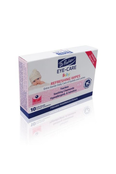 Dr.Fischer EyeCare Bebek Steril Göz Temizleme Mendili - 10'lu Seyahat Paketi Dr.Fischer EyeCare Bebek Steril Göz Temizleme Mendili - 10'lu Seyahat Paketi