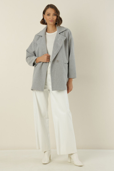 Kadın Oversize Kaban P24w191-82702 Kadın Oversize Kaban P24w191-82702