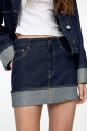 Selvedge denim mini etek Selvedge denim mini etek
