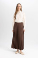 Pilise Esnek Belli Basic Düz Maxi Basic Etek 3173381 Pilise Esnek Belli Basic Düz Maxi Basic Etek 3173381