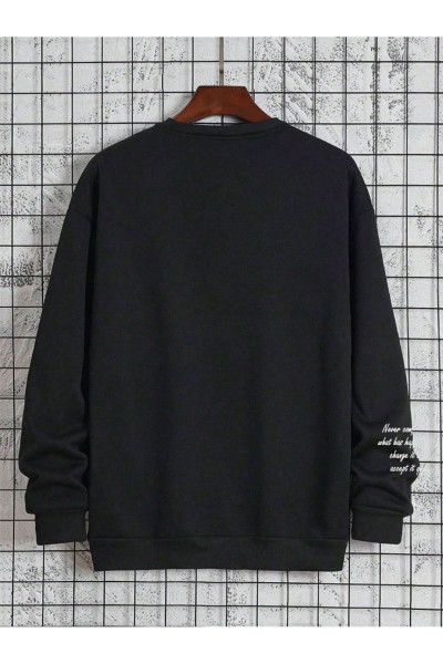 Unisex Kadın/Erkek NEVER Renkli Oversize Bisiklet Yaka Pamuklu Sweatshirt Unisex Kadın/Erkek NEVER Renkli Oversize Bisiklet Yaka Pamuklu Sweatshirt