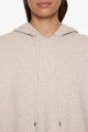 Kapüşonlu triko sweatshirt Kapüşonlu triko sweatshirt
