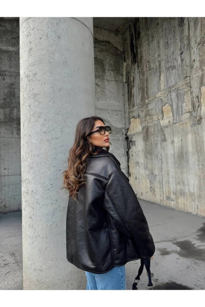Kadın Siyah Oversize Ceket