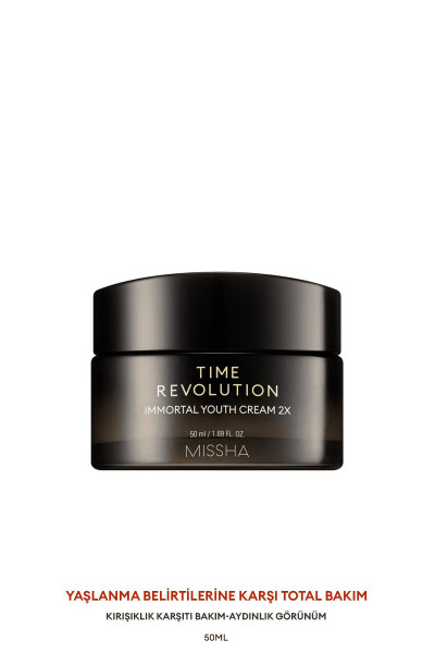 Kırışıklık Karşıtı Bakım Kremi 50ml Time Revolution Immortal Youth Cream Kırışıklık Karşıtı Bakım Kremi 50ml Time Revolution Immortal Youth Cream