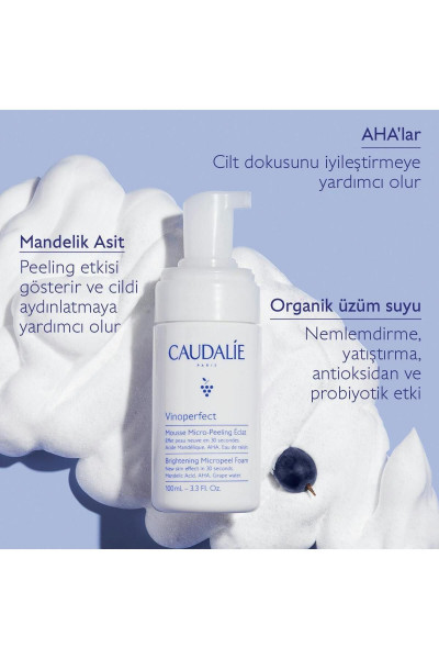 Vinoperfect Işıltı Verici Mikro Peeling Temizleme Köpüğü Vinoperfect Işıltı Verici Mikro Peeling Temizleme Köpüğü