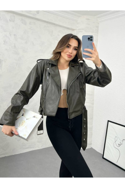 Oversize Kemerli Kadın Tarz Ceket Oversize Kemerli Kadın Tarz Ceket