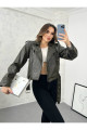 Oversize Kemerli Kadın Tarz Ceket Oversize Kemerli Kadın Tarz Ceket