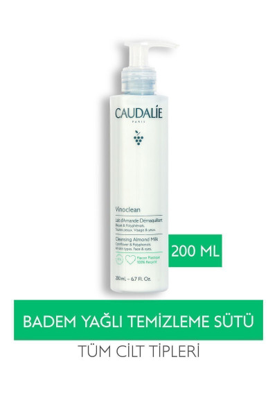 Vinoclean Badem Yağlı Temizleme Sütü 200 ml Vinoclean Badem Yağlı Temizleme Sütü 200 ml