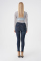 Koyu Mavi Vintage Şekillendiren Etki Push Up Yuksek Bel Skinny Jean Koyu Mavi Vintage Şekillendiren Etki Push Up Yuksek Bel Skinny Jean