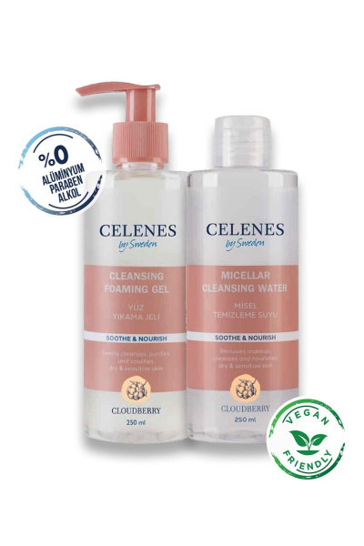 Cloudberry Yüz Temizleme Seti Ikisi Bir Arada Kuru Ve Hassas Ciltler 250 Ml + 250 Ml Cloudberry Yüz Temizleme Seti Ikisi Bir Arada Kuru Ve Hassas Ciltler 250 Ml + 250 Ml