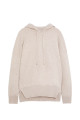 Kapüşonlu triko sweatshirt Kapüşonlu triko sweatshirt