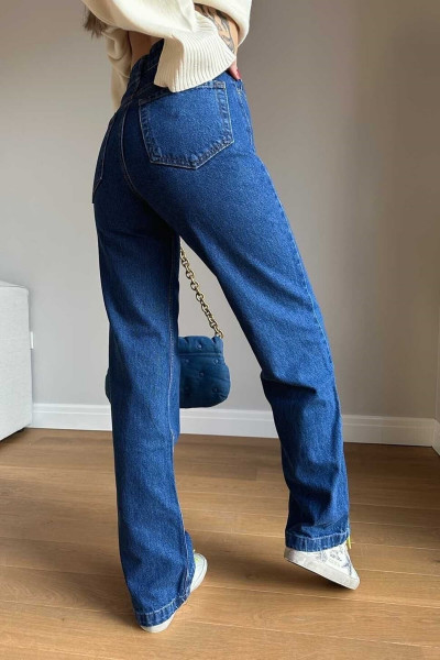 Ngbutika&Geenzmanifacture Likralı Yüksek Bel Wide Leg Salaş Geniş Paça Kot Pantolon Ngbutika&Geenzmanifacture Likralı Yüksek Bel Wide Leg Salaş Geniş Paça Kot Pantolon