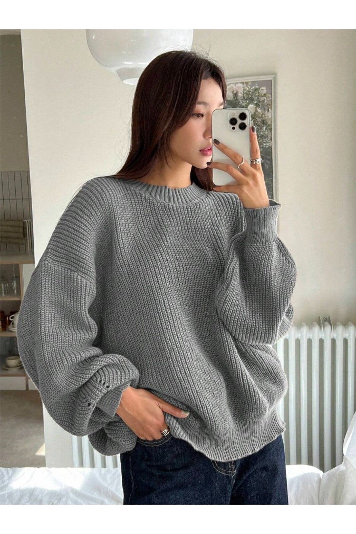Kadın Oversize Kazak Kadın Oversize Kazak