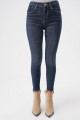 Koyu Mavi Vintage Şekillendiren Etki Push Up Yuksek Bel Skinny Jean Koyu Mavi Vintage Şekillendiren Etki Push Up Yuksek Bel Skinny Jean