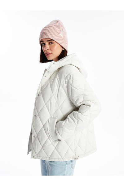 Kapüşonlu Kapitone Oversize Kadın Şişme Mont Kapüşonlu Kapitone Oversize Kadın Şişme Mont