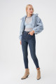 Koyu Mavi Vintage Şekillendiren Etki Push Up Yuksek Bel Skinny Jean Koyu Mavi Vintage Şekillendiren Etki Push Up Yuksek Bel Skinny Jean