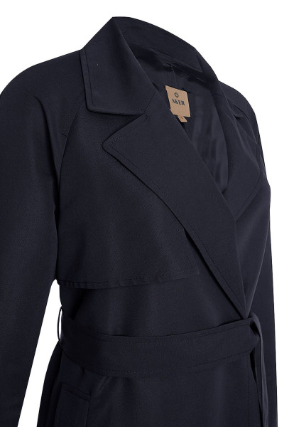 Kruvaze Kapama Uzun Trençkot Kruvaze Kapama Uzun Trençkot