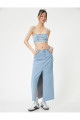 Midi Jean Skirt Midi Jean Skirt