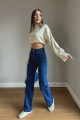 Ngbutika&Geenzmanifacture Likralı Yüksek Bel Wide Leg Salaş Geniş Paça Kot Pantolon Ngbutika&Geenzmanifacture Likralı Yüksek Bel Wide Leg Salaş Geniş Paça Kot Pantolon